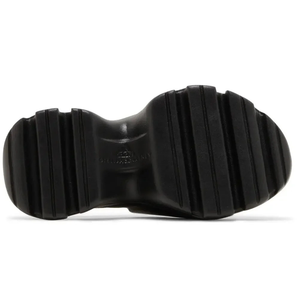 adidas by Stella McCartney GW2050 Triple Black Platform Clogs Women's 10